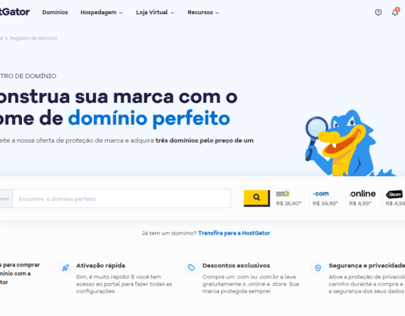 Como Registrar um Domínio